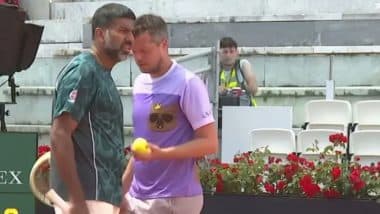 Rohan Bopanna, Adam Pavlasek Advance to Men's Doubles Third Round in French Open 2025 With Victory Over France's Fabien Reboul and Sadio Doumbia