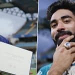 Rohit Sharma Presents ‘Special T20 World Cup Champion Ring’ to Mohammed Siraj Ahead of MI vs GT IPL 2025 Match