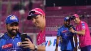 Rohit Sharma Gifts His Bat to Shane Bond’s Son, Star Cricketer Sends Hilarious Message on Video Call After RR vs MI IPL 2025 Match (Watch Video)