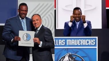 Dallas Mavericks Win NBA Draft Lottery 2025 Despite Having 1.8% Chance of Getting No 1 Pick (Watch Video)