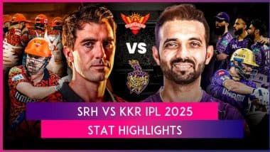 SRH vs KKR IPL 2025 Stat Highlights: Heinrich Klaasen’s Century Powers Sunrisers Hyderabad to Dominant 110-Run Victory