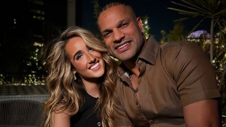 Shikhar Dhawan Confirms His Relationship With Sophie Shine, Former Indian Cricketer Shares Romantic Post With Irish Girlfriend