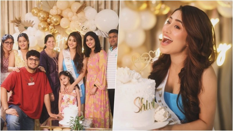 Shivangi Joshi 27th Birthday Party Pics: &lsquo;Bade Achhe Lagte Hain Naya Season&rsquo; Actress Celebrates Birthday With Family and Friends