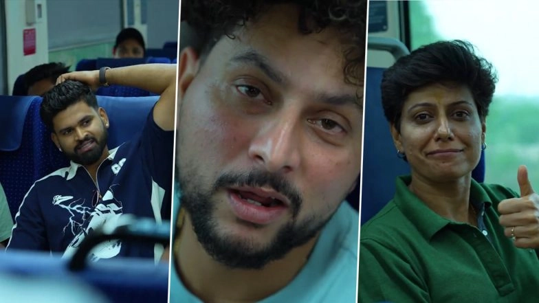 Punjab Kings, Delhi Capitals Players, IPL 2025 Commentators and Staff Reach New Delhi Safely From Dharamsala in Special ‘Vande Bharat’ Train Amid Rising India-Pakistan Tension (Watch Videos)