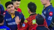 Shubman Gill Involved in Heated Argument With On-Field Umpires Over DRS Against Abhishek Sharma During GT vs SRH IPL 2025 Match (Watch Video)