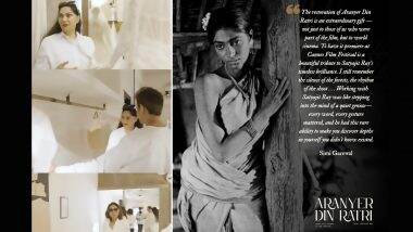 'Aranyer Din Ratri' at Cannes 2025: Simi Garewal Shares Outfit Details Ahead of Debut Red Carpet Appearance at Satyajit Ray’s Restored Film’s Screening (Watch Video)