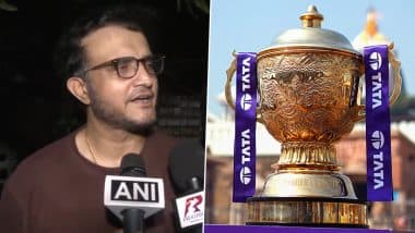 Sourav Ganguly Reacts to BCCI Suspending IPL 2025 for One Week in ‘War-Like’ Situation Amid Increasing India-Pakistan Tension (Watch Video)