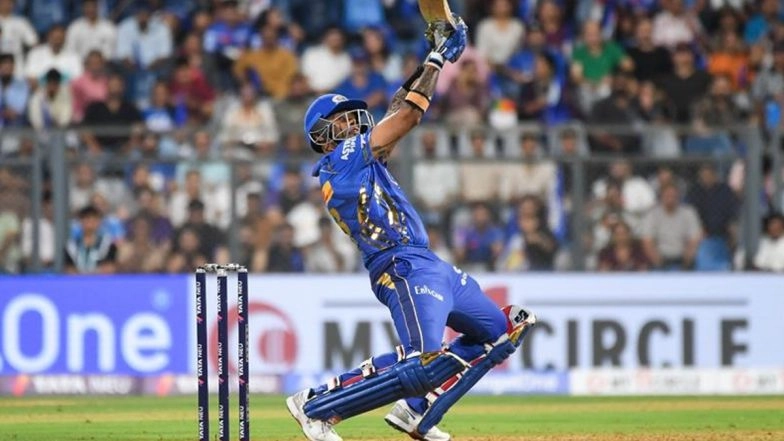 Suryakumar Yadav Shatters Sachin Tendulkar's Iconic Record of Most Runs for Mumbai Indians in Indian Premier League Season, Achieves Feat During PBKS vs MI IPL 2025 Match