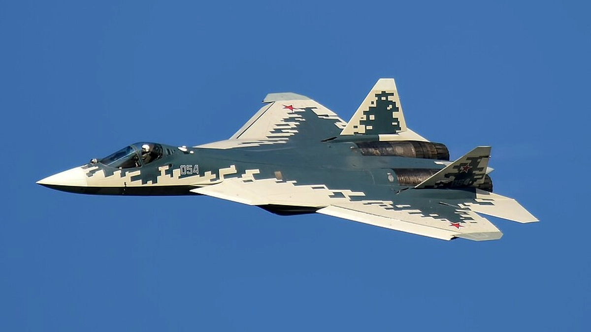 The Sukhoi Su-57 is Russia's first stealth-capable, fifth-generation multirole fighter.