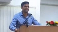 Suryakumar Yadav Gives Emotional and Nostalgic Speech At Father Ashok Kumar's Retirement Ceremony, Wins Hearts (Watch Video)