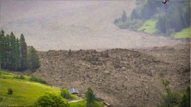 Swiss Glacier Collapse: Search Suspended for Missing Man in Glacier Collapse That Destroyed 90% of Alpine Village in Switzerland (Watch Videos)