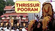 Thrissur Pooram 2025 Greetings, Wishes, Images and HD Wallpapers To Celebrate Kerala’s Temple Festival