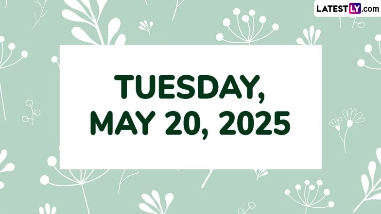 May 20, 2025 Festivals, Holidays and Events: Today Special Day Includes World Bee Day, National Women in Aerospace Day and More