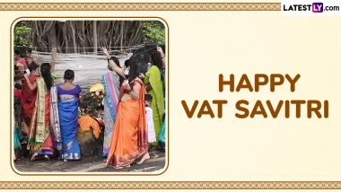 Happy Vat Savitri 2025 Greetings: Share Savitri Brata Messages, Wishes, HD Images, Quotes and Wallpapers To Celebrate the Hindu Festival