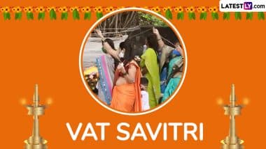 When Is Vat Savitri Vrat 2025? Know Sabitri Brata Date, Timings and Significance of the Auspicious Day When Married Women Fast for the Long Life of Their Husbands
