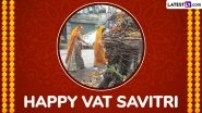 Vat Savitri Vrat 2025 Wishes and Sabitri Brata Images: Share WhatsApp Status, HD Wallpapers, Greetings and Messages for the Auspicious Hindu Festival