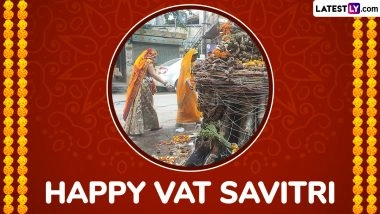 Vat Savitri Vrat 2025 Wishes and Sabitri Brata Images: Share WhatsApp Status, HD Wallpapers, Greetings and Messages for the Auspicious Hindu Festival