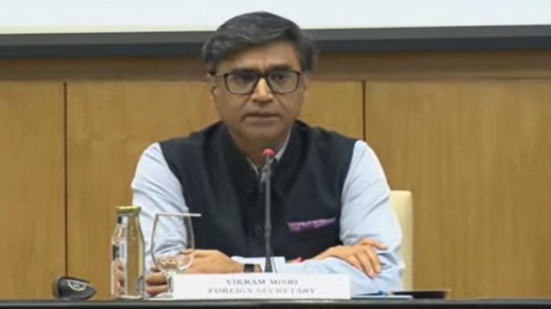 ‘Operation Sindoor’: Responded in Measured Fashion to Continued Pakistani Provocations, Says Foreign Secretary Vikram Misri (Watch Video)