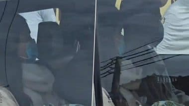 Virat Kohli and Anushka Sharma Arrive at Vrindavan in Uttar Pradesh a Day After Team India Star's Announcement to Retire From Test Cricket (Watch Video)