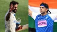 Virat Kohli Test Retirement: Neeraj Chopra Congratulates Star Cricketer on His Memorable Test Career As He Retires From Longest Format of Cricket