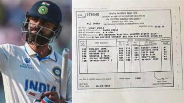 IAS Officer’s Inspirational Message With Virat Kohli's CBSE Class 10 Marksheet Viral Again (See Post)