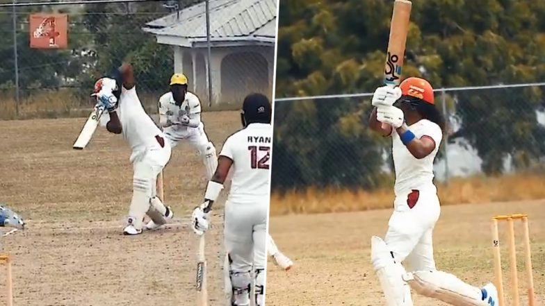 West Indies Women’s Cricket Team Captain Hayley Matthews Features in Men’s Club Match in Barbados, Scores Half-Century (Watch Video)