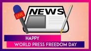 World Press Freedom Day 2025 Quotes, Images and Greetings: Celebrating the Power of Free Speech