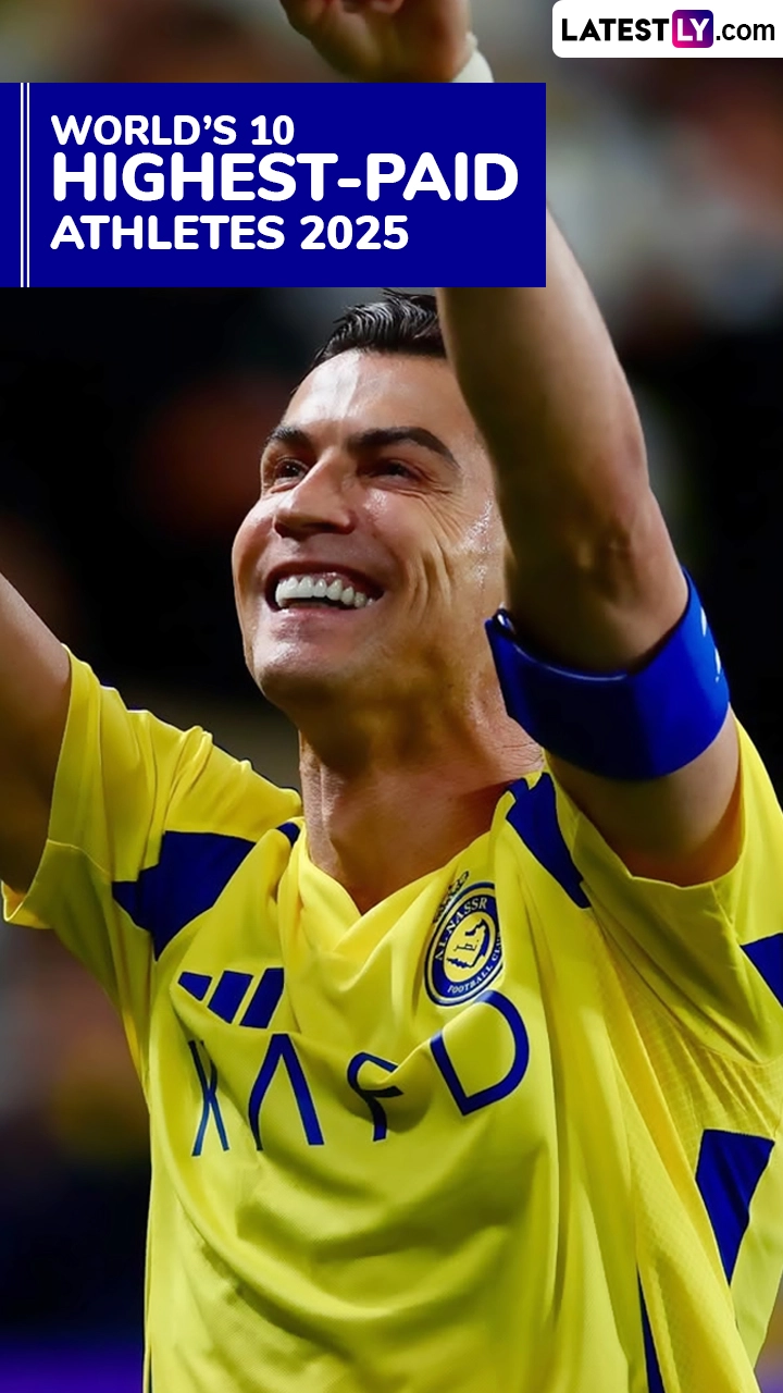 Cristiano Ronaldo Tops Forbes’ List of Highest-Paid Athletes, Check Top 10 in the World