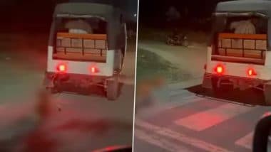Greater Noida Shocker: Man Ties Dog to Autorickshaw and Drags It Through Streets, Arrested (Disturbing Video)