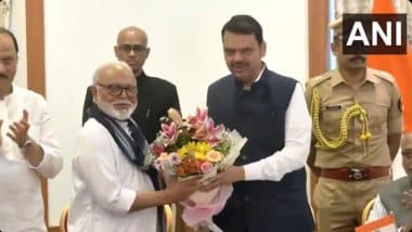 Chhagan Bhujbal Swearing-In Ceremony: Veteran NCP Leader Takes Oath as Minister in CM Devendra Fadnavis’s Cabinet (Watch Video)