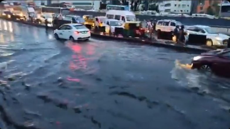 Bengaluru Rains: City Braces for Another Day of Traffic Snarls, Waterlogging, as IMD Reiterates Yellow Alert (Watch Videos)