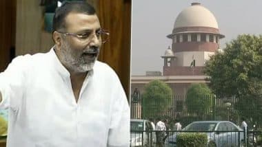 Nishikant Dubey Remarks Against Supreme Court, CJI: SC Refuses to Entertain PIL Against BJP MP Over ‘Contemptuous’ Comments on Judiciary
