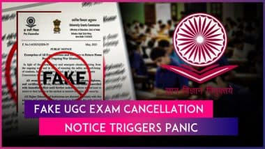 Fake UGC Notice Claiming Exam Cancellation Over ‘War Situation’ Goes Viral Amid India-Pakistan Tension, Clarification Issued