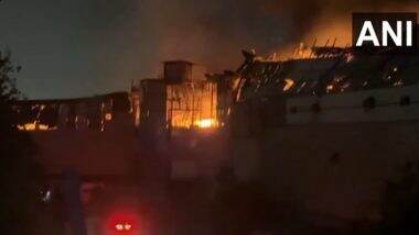 Fire Breaks out at Krishna Furniture Warehouse in Gurugram