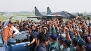 ‘I Came for ’Darshan’ of Heroes’: PM Narendra Modi Salutes Indian Armed Forces at Adampur Airbase After India’s Successful Operation Sindoor (See Pics and Video)
