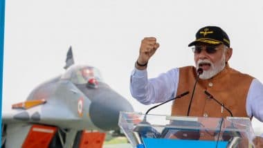PM Narendra Modi Lauds Indian Military for Valour, Sends Message of ‘Lakshman Rekha’ to Pakistan From Adampur Air Base