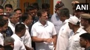 Rahul Gandhi Meets Family of Navy Officer Vinay Narwal in Karnal Killed in Pahalgam Terror Attack (Watch Video)