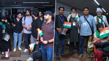 Operation Sindhu: 290 Indians Evacuated From War-Torn Iran Arrive in Delhi Amid Escalating Israel-Iran Conflict (See Pics)