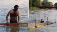 Reel Craze Turns Fatal: Man Drowns in Ganga River in Haridwar as Friends Continue Recording Reels for Him, Disturbing Video Surfaces