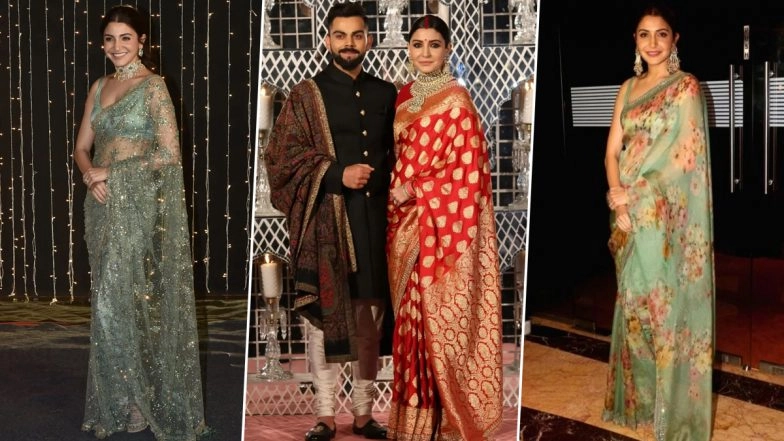 Anushka Sharma's Saree Looks are Sure to Win Your Hearts - View Pics