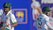 How To Watch SL vs BAN 1st Test 2025 Day 5 Free Live Streaming Online? Get Free Telecast Details of Sri Lanka vs Bangladesh Match on TV