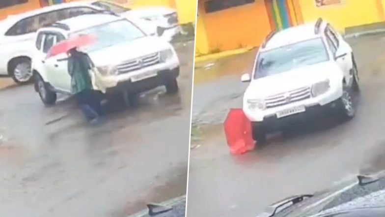Roorkee: Woman Dies After Being Mowed Down by SUV While Walking Near Jadugar Road in Uttarakhand, Disturbing Video Surfaces