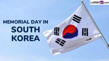 Memorial Day in South Korea 2025 Date and Significance: Everything To Know About Hyeonchungil To Honour Those Who Sacrificed Their Lives While Serving the Republic of Korea