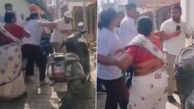Paan Singh Tomar’s Granddaughter Sapna Tomar Assaults Power Department Official Over Smart Meter Installation in Jhansi, FIR Registered As Video Goes Viral