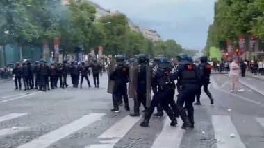 UCL 2024–25: Exuberant PSG Fans Celebrate Club’s First UEFA Champions League Title With Police on Alert