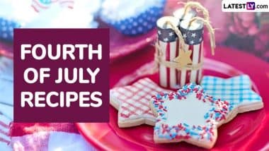 Red, White and Blue Recipes For 4th of July 2025: Flavourful Cookies, Patriotic-Themed Cake, Triffle and More, Try These Easy Fourth of July Recipes at Home (Watch Videos)