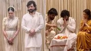 Akhil Akkineni Marries Longtime Girlfriend Zainab Ravdjee in Traditional Telugu Ceremony in Hyderabad &ndash; First Pictures of Newlyweds Out!