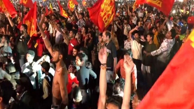 Bengaluru's Sky Glimmers with Fireworks as Fans Celebrate RCB's Maiden IPL Trophy Triumph