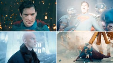‘Superman’ Trailer: David Corenswet’s Man of Steel Unleashes Heat Vision in Epic Clash Against Nicholas Hoult’s Lex Luthor (Watch Video)