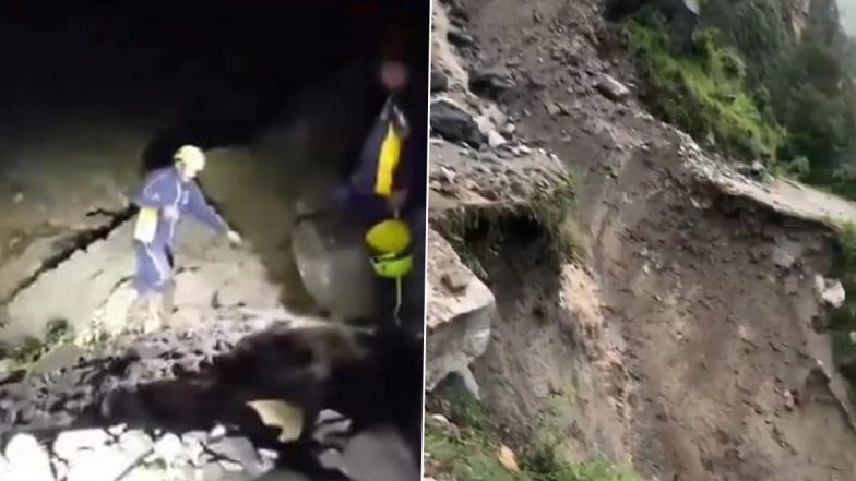 Cloudburst in Uttarkashi: 2 Dead, 7 Missing After Cloudburst Triggers Landslide in Uttarakhand; CM Pushkar Singh Dhami Says Rescue Operations Underway
